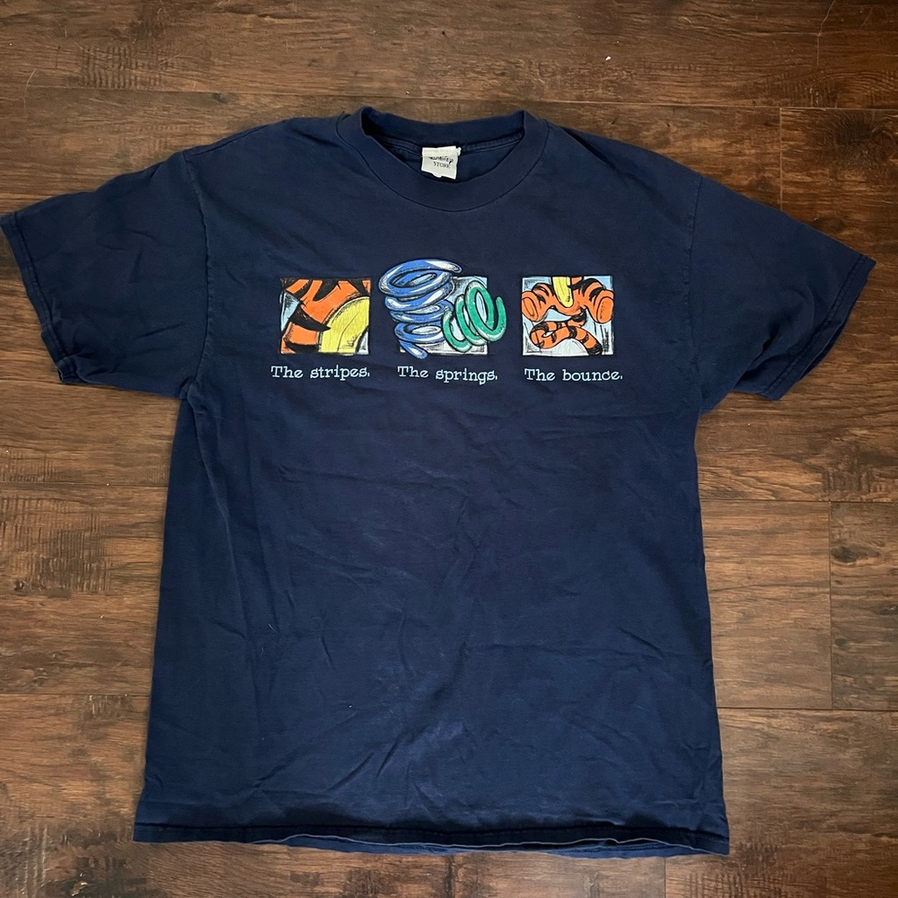 90s Vintage Disney Store Tigger Shirt Pooh Blue